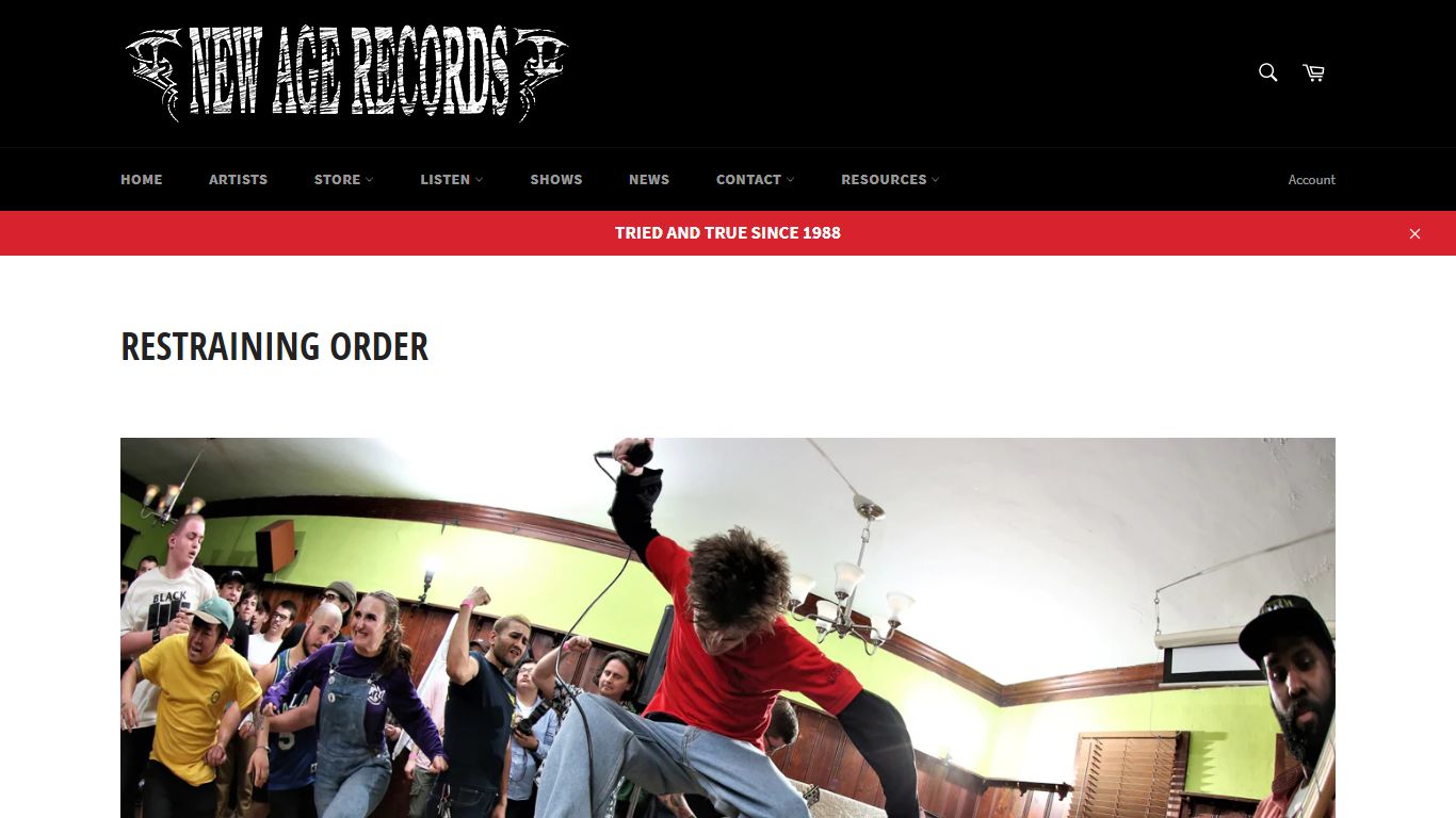 RESTRAINING ORDER – New Age Records